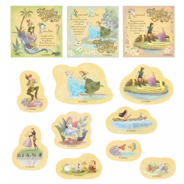 🏰東京迪士尼海洋 Fantasy Springs Memo 貼紙套裝