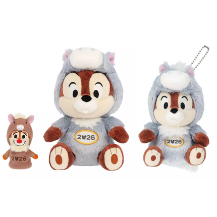 🏰東京迪士尼 Chip 2026 干支 公仔 鎖匙扣