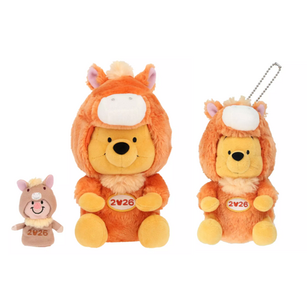 🏰東京迪士尼 Pooh 2026 干支 公仔 鎖匙扣