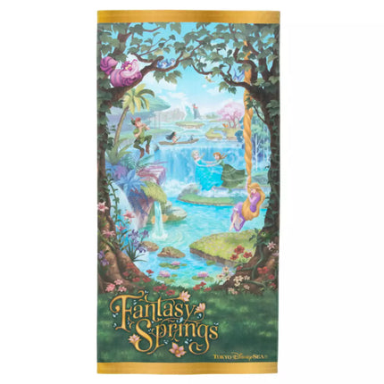 🏰東京迪士尼海洋 Fantasy Springs 浴巾