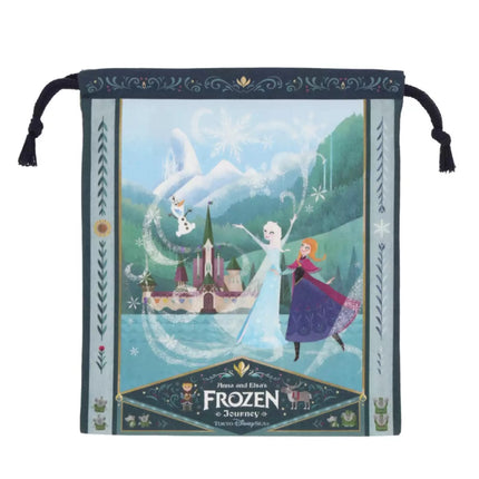 🏰東京迪士尼海洋 Frozen Journey Elsa Anna 束繩袋