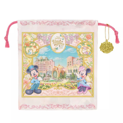 🏰東京迪士尼海洋 Fantasy Springs Hotel Mickey Minnie 束繩袋