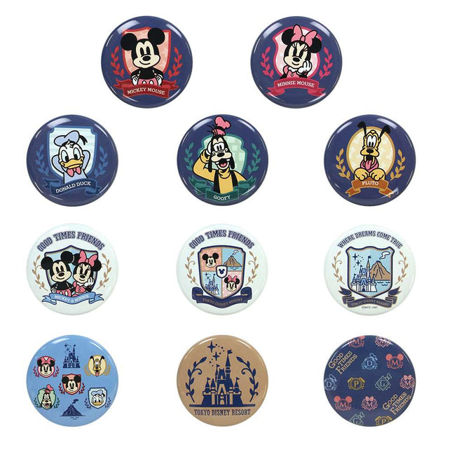 🏰東京迪士尼 Mickey and Friends Good Times Friends Badge 盲盒