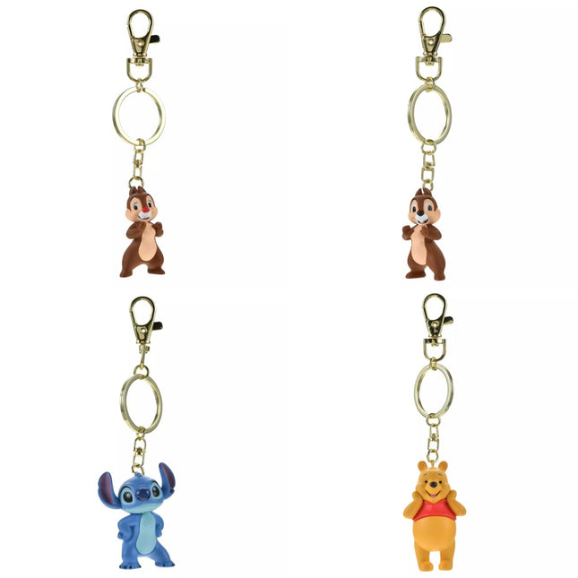 🇯🇵DisneyStore Chip and Dale Pooh Stitch Fes 3D 鎖匙扣