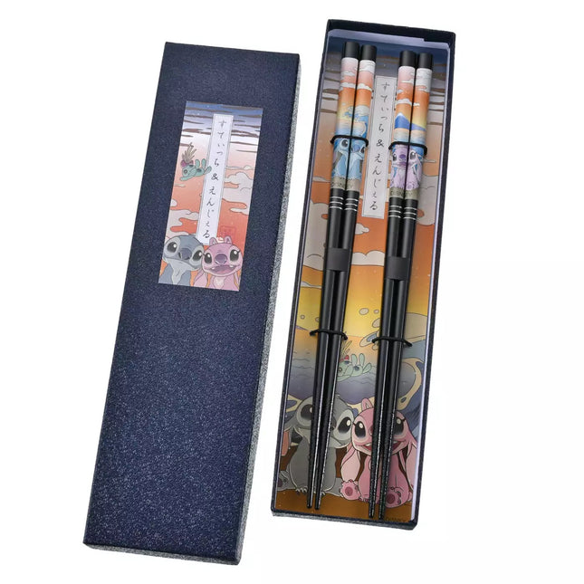 🇯🇵DisneyStore Stitch Angel Japan Original 筷子套裝