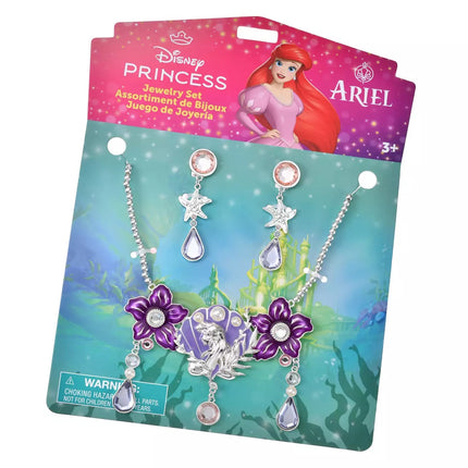 🇯🇵DisneyStore Ariel 兒童頸鏈+耳夾