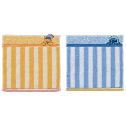 🇯🇵DisneyStore Pooh Stitch Sleep 手巾