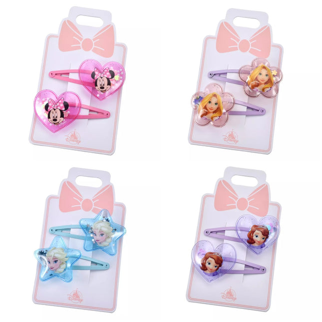 🇯🇵DisneyStore Minnie Rapunzel Elsa Sofia 兒童髮夾