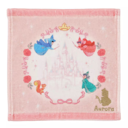 🇯🇵DisneyStore Aurora Ariel Belle Jasmine Castle 手巾
