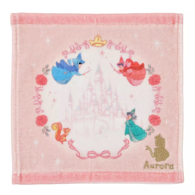 🇯🇵DisneyStore Aurora Ariel Belle Jasmine Castle 手巾