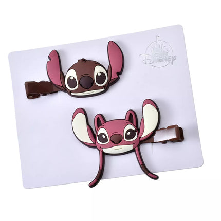 🇯🇵DisneyStore Mickey Minnie Chip and Dale Stitch Angel Hair Zakka 髮夾