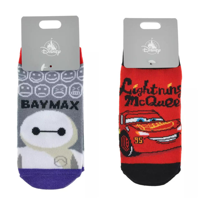 🇯🇵DisneyStore Baymax Lightning McQueen 兒童襪