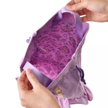 🇯🇵DisneyStore Rapunzel Back to School 兒童束繩袋(L)