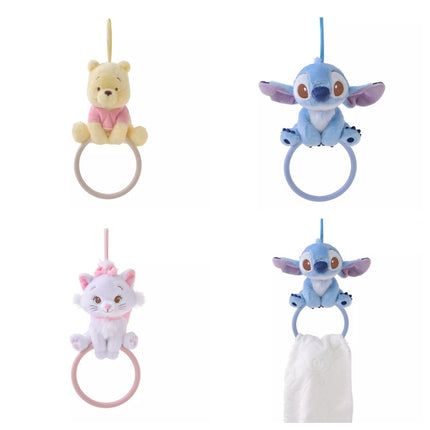 🇯🇵DisneyStore Pooh Stitch Marie Cat BATH & LAUNDRY 毛巾架