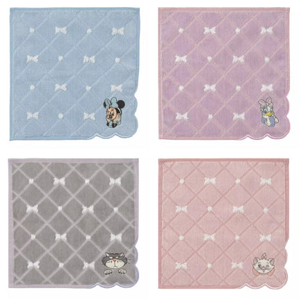 🇯🇵DisneyStore Minnie Daisy Lucifer Marie Cat Ribbon 手巾