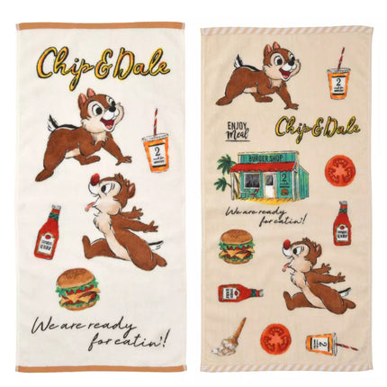 🇯🇵DisneyStore Chip and Dale Summer Holiday 洗臉毛巾套裝