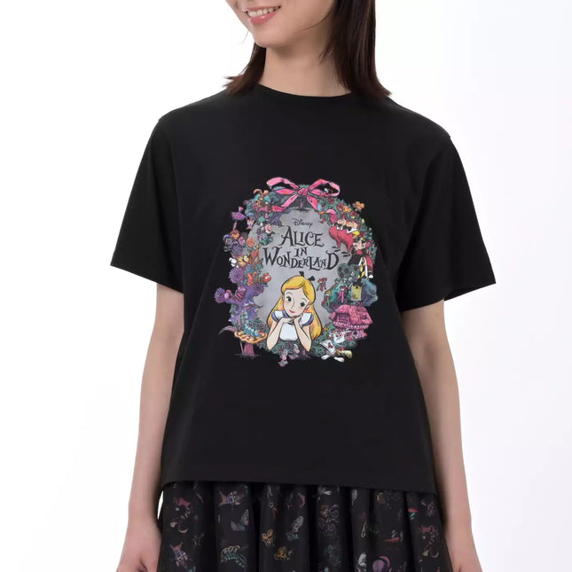 🇯🇵DisneyStore Alice In Wonderland 75Th Anniversary T-shirt
