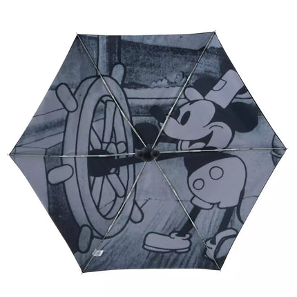 🇯🇵DisneyStore Mickey 蒸汽船 Shiny Day 晴雨兼用縮骨遮