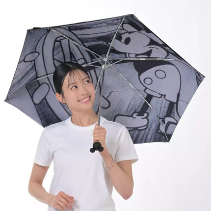 🇯🇵DisneyStore Mickey 蒸汽船 Shiny Day 晴雨兼用縮骨遮