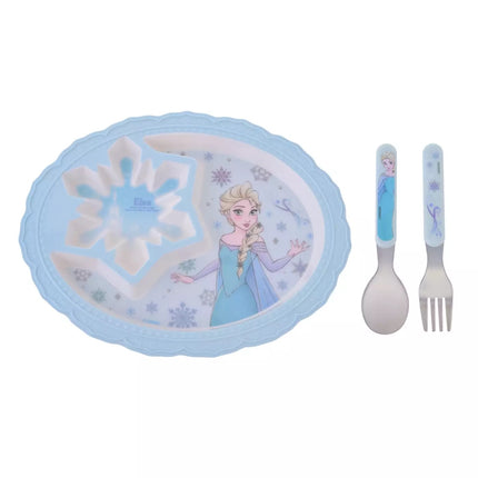 🇯🇵DisneyStore Elsa 樹脂兒童餐盤套裝