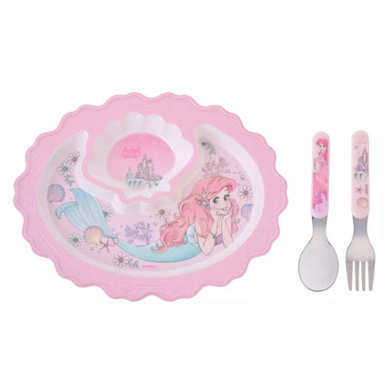 🇯🇵DisneyStore Ariel 樹脂兒童餐盤套裝