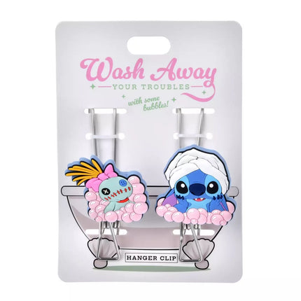 🇯🇵DisneyStore Stitch Scrump BATH & LAUNDRY 衣夾