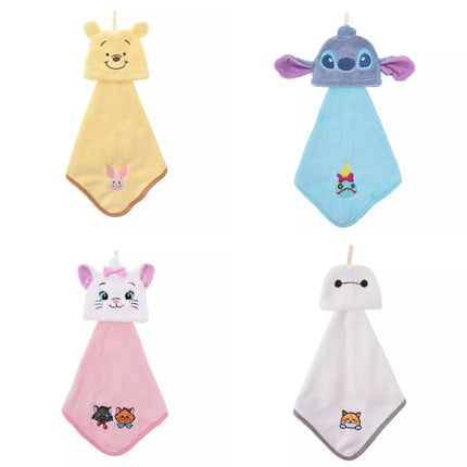🇯🇵DisneyStore Pooh Stitch Marie Cat Baymax 抹手巾