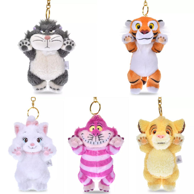 🇯🇵DisneyStore Rajah Cheshire Cat Marie Cat Animal Touch 鎖匙扣