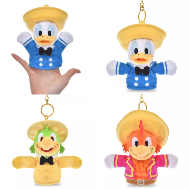🇯🇵DisneyStore Donald Jose Carioca Panchito FINGER PUPPET 鎖匙扣