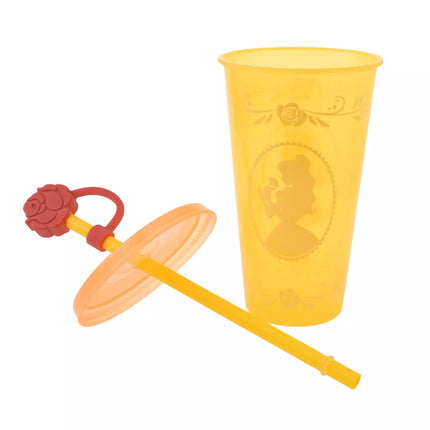 🇯🇵DisneyStore Belle Drinkware 變色飲管杯