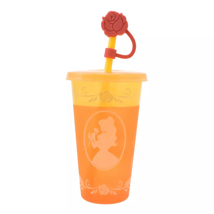 🇯🇵DisneyStore Belle Drinkware 變色飲管杯