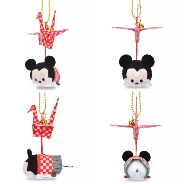 🇯🇵DisneyStore Mickey Minnie Stitch Baymax 摺紙鶴 Tsum Tsum