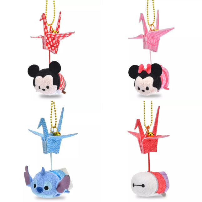 🇯🇵DisneyStore Mickey Minnie Stitch Baymax 摺紙鶴 Tsum Tsum