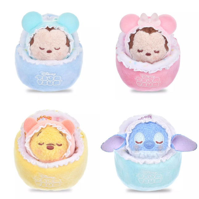🇯🇵DisneyStore Mickey Minnie Pooh Stitch Sleep Tsum Tsum