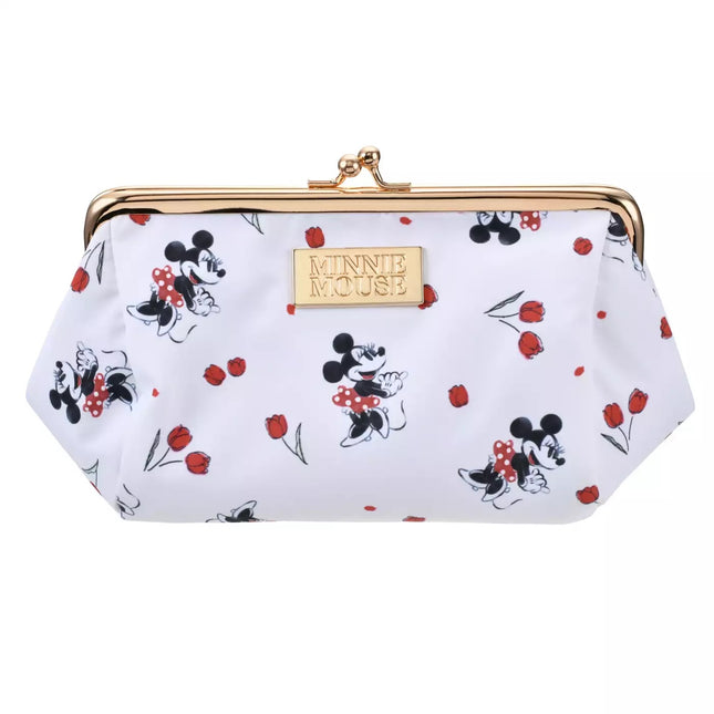 🇯🇵DisneyStore Minnie Floral Print Pouch