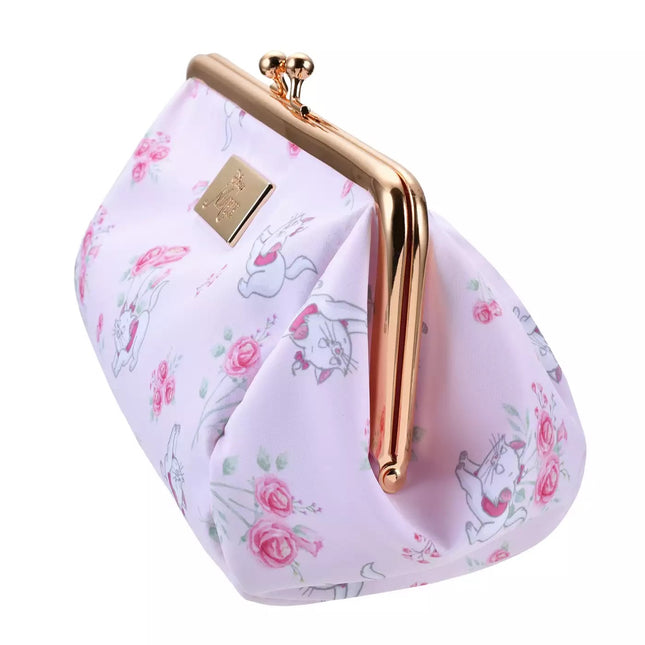 🇯🇵DisneyStore Marie Cat Floral Print Pouch