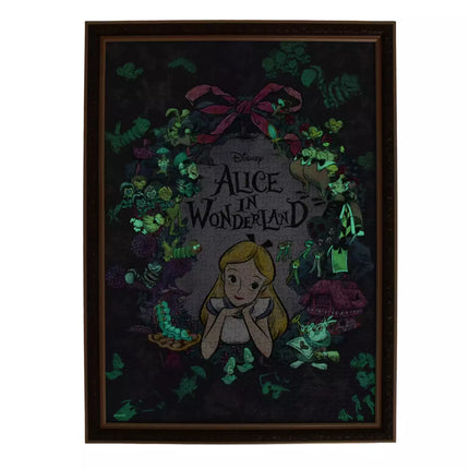 🇯🇵DisneyStore Alice In Wonderland 75Th Anniversary 500pcs Puzzle 夜光