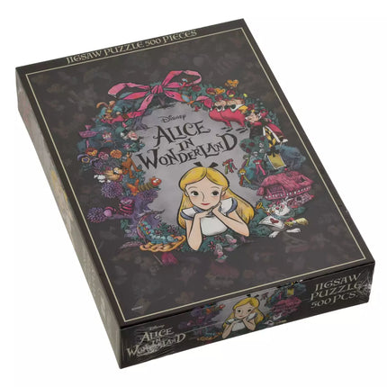 🇯🇵DisneyStore Alice In Wonderland 75Th Anniversary 500pcs Puzzle 夜光
