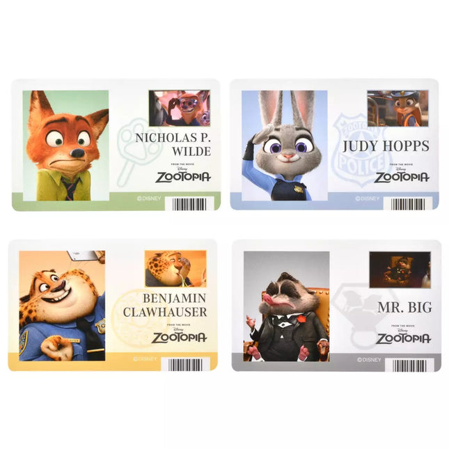 🇯🇵DisneyStore Zootopia ID 貼紙