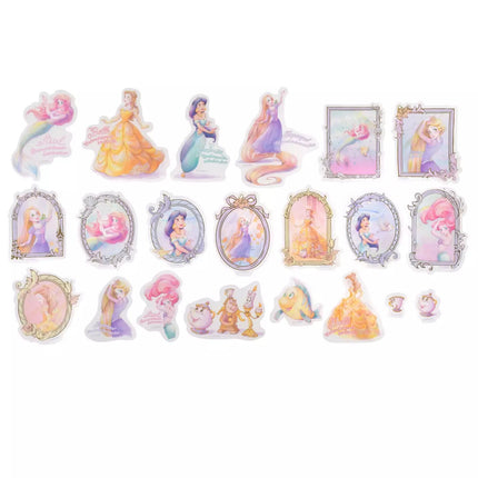 🇯🇵DisneyStore Ariel Belle Jasmine Rapunzel 貼紙