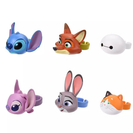 🇯🇵DisneyStore Stitch Angel Judy Nick Baymax Mochi 戒指盲盒
