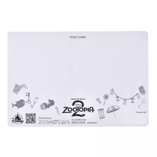 🇯🇵DisneyStore Zootopia 2 Judy Nick Lenticular Postcard