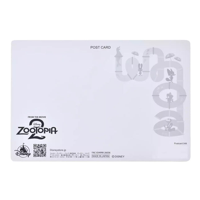 🇯🇵DisneyStore Zootopia 2 Nick Lenticular Postcard