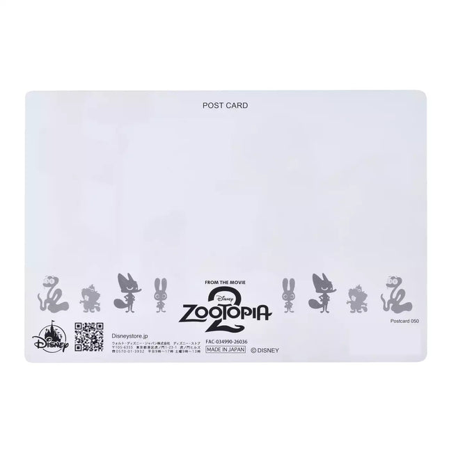 🇯🇵DisneyStore Zootopia 2 Judy Nick Nibbles Lenticular Postcard