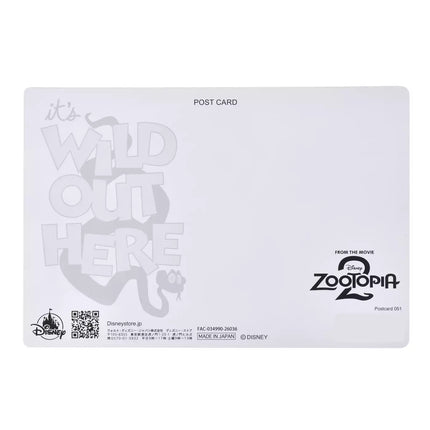 🇯🇵DisneyStore Zootopia 2 Judy Nick Nibbles Lenticular Postcard