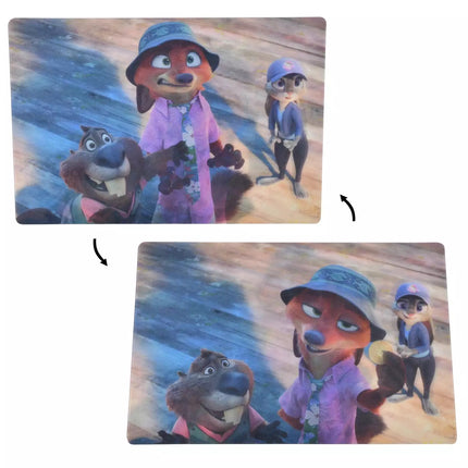 🇯🇵DisneyStore Zootopia 2 Judy Nick Nibbles Lenticular Postcard