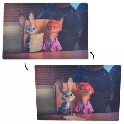 🇯🇵DisneyStore Zootopia 2 Judy Nick Lenticular Postcard