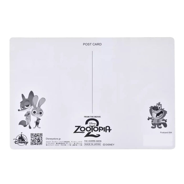 🇯🇵DisneyStore Zootopia 2 Lenticular Postcard