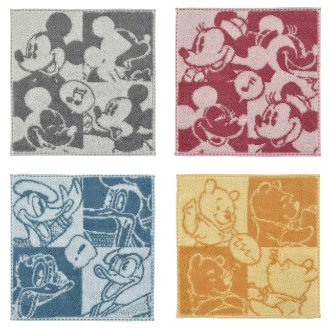 🇯🇵DisneyStore Mickey Minnie Donald Pooh Retro Comic 手巾