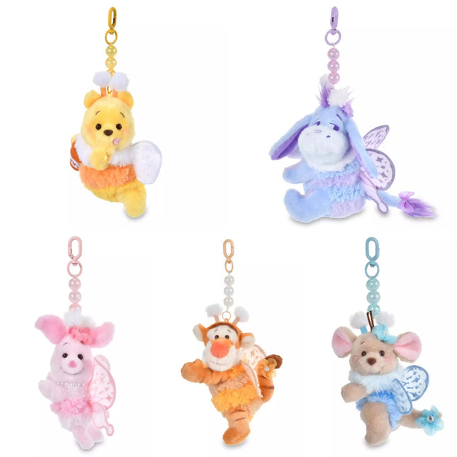 🇯🇵DisneyStore Pooh Piglet Tigger Eeyore Roo FAIRY POOH 鎖匙扣